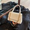 Stylish Pu Leather Handbag 2023 Trendy Stone Pattern Small Square Bag For Women