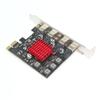 PCIE USB 3.1 GEN2 Type-E Expansion Card,10Gbps PCI Express 3.0 1X to 20Pin Front Panel Type C Connector for Windows 10/8