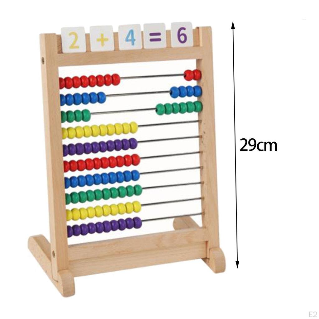 Colorful Wooden Abacus Educational Toy for Elementary Kindergarten Preschool