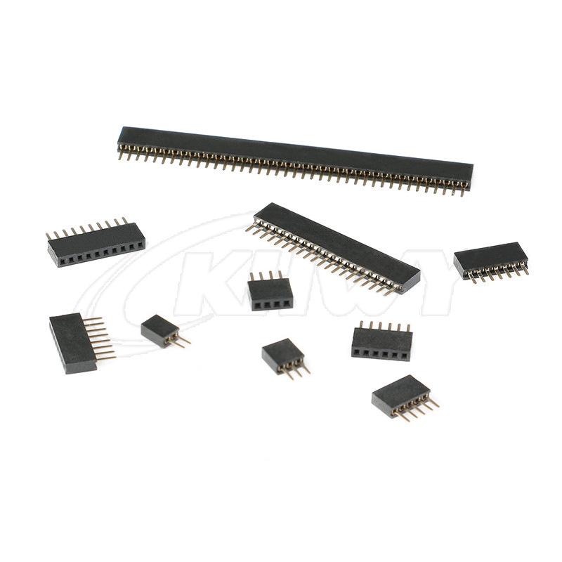 1.27mm Pitch Single Row Straight Female Header (1x3-40P)