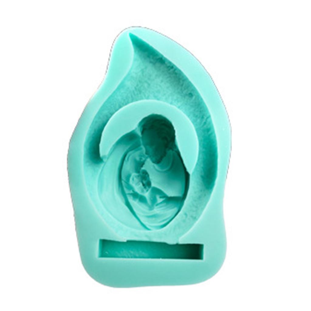 Religious Figurine Decoration Silicone Mould Jesus Ornaments Epoxy Resin Mold