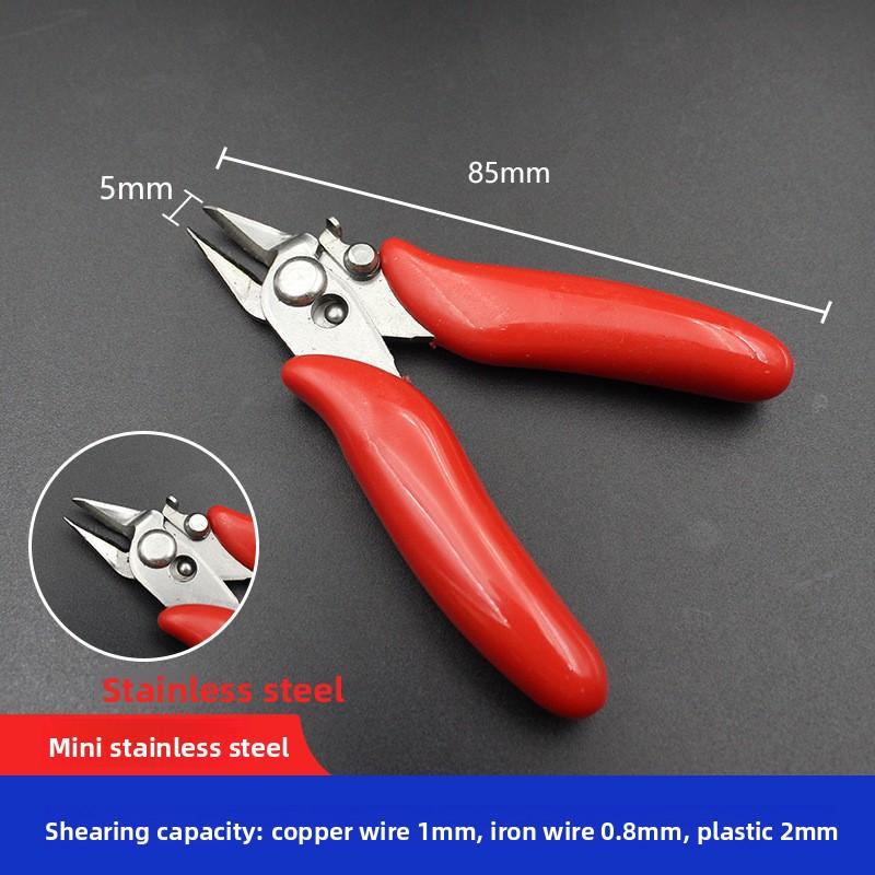 Mini Diagonal Pliers Flush Cutter Precision Wire Cutting Tool Electronics Repair Hand Tool Lightweight Comfortable Grip