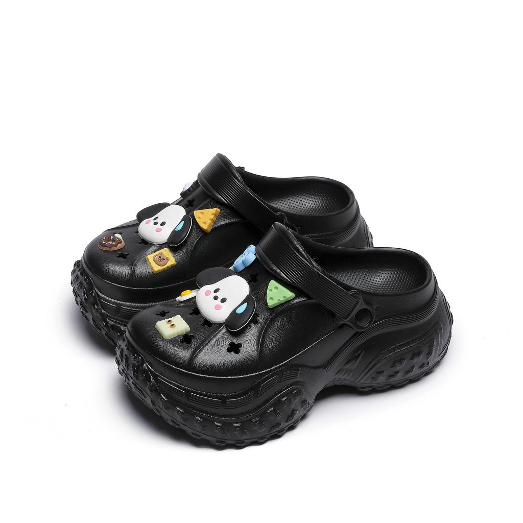 Mode Damen Hausschuhe Hohe Plattform Garten Mode Clogs Schuhe Damen Hausschuhe Dicke Sohle EVA Sandalen Sommer Mädchen Hausschuhe