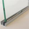 8mm/10mm Sliding Door Roller Clamp Stainless Steel Wheel Pulley Rollers For Bathroom Glass Door Shop Display Cases Wardrobe