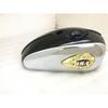 BSA A65 2 Gallon Black & Chrome Steel Fuel Petrol Gas Tank + Side Badge |Fit For