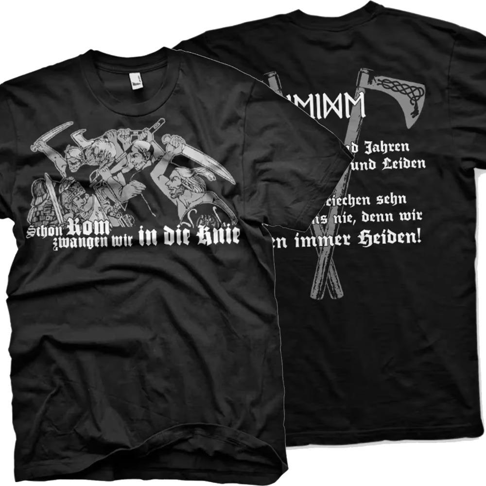 Ragnarök Asgard Odin Thor Hammer Wikinger Heiden T-Shirt Neu 100% Baumwolle Kurzarm O-Ausschnitt Lässig Herren T-Shirt Fishion Streetwear