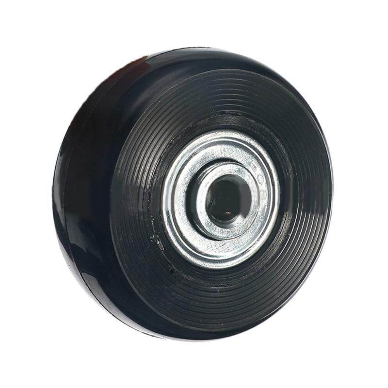 Rubber Casters Replacement for Luggage OD 45x18mm/70x24mm Metal Bearings Axles Heavy Duty Suitcase Wheel Replacement Kit