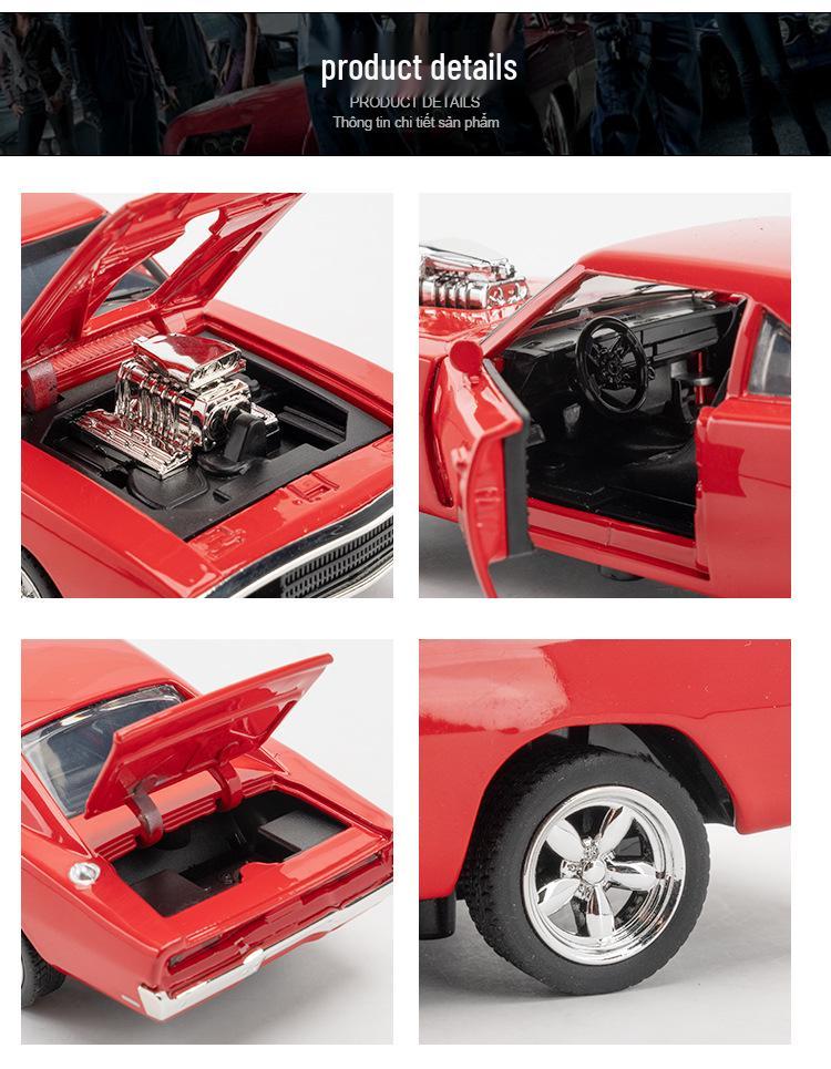Boxed 1:32 Fast 7 Dodge Charger Model Car Toy