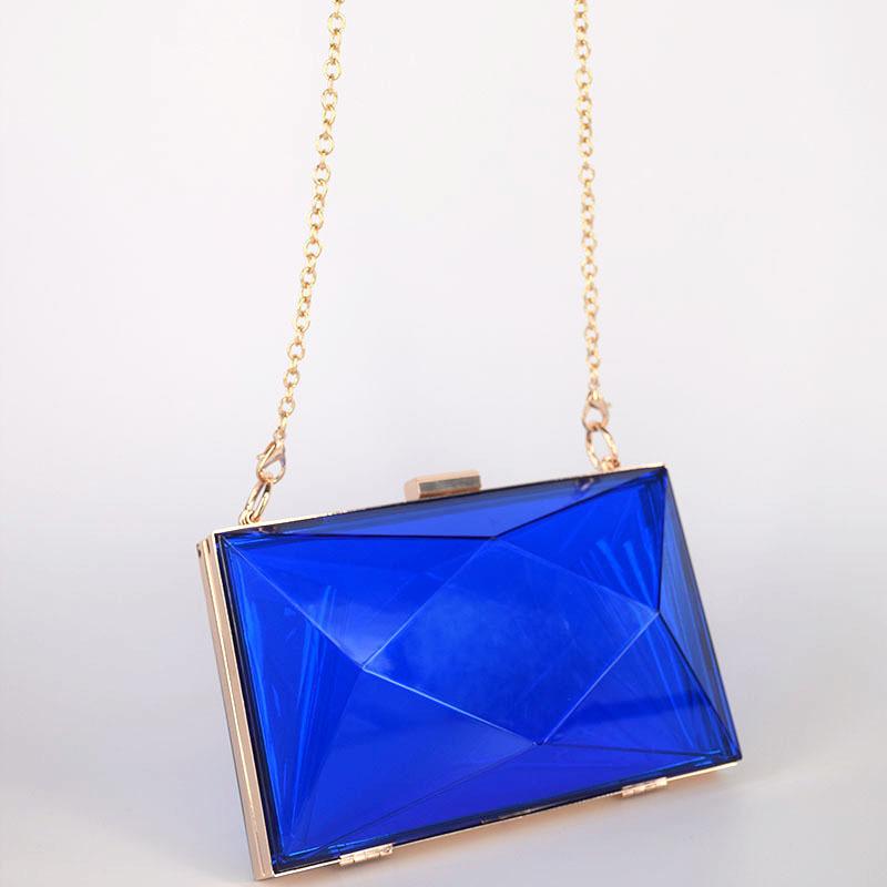 Průhledná nákupní taška Diamantová akrylová peněženka Dámské peněženky a kabelky Designová luxusní 2026 Průhledné crossbody tašky přes rameno