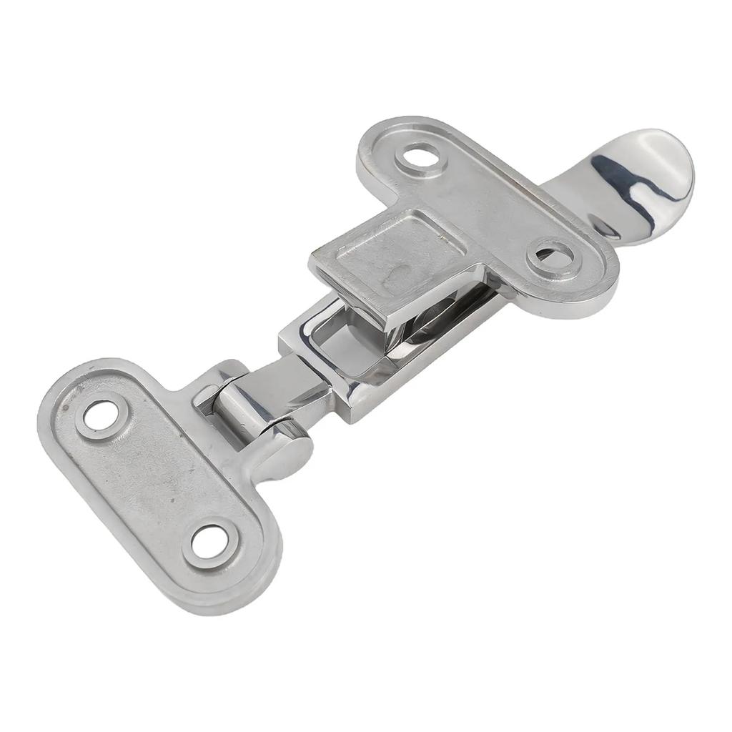 Schließfach Boots Tür Riegel Schloss Anti-Klappern Einfache Installation Halteklammer Marinequalität Teile Ersatz 110*50mm Silber