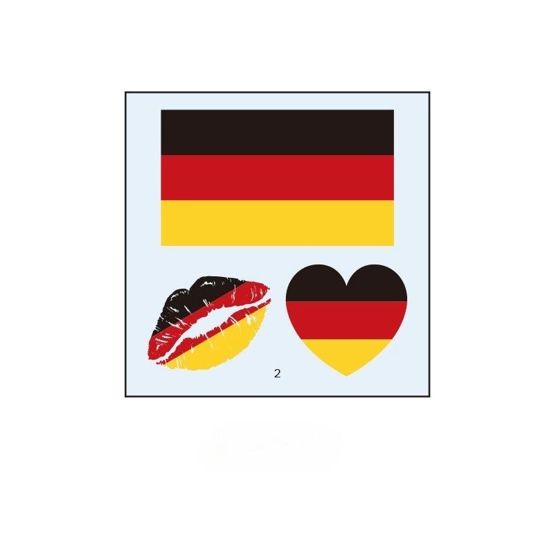 10PCS New World Cup Flag Tattoo Stickers Football Game Games Tattoo Stickers Makeup Face Stickers