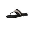 Retro fashion flip-flops shoes women's summer wear new shoes beautiful beach cool slippers