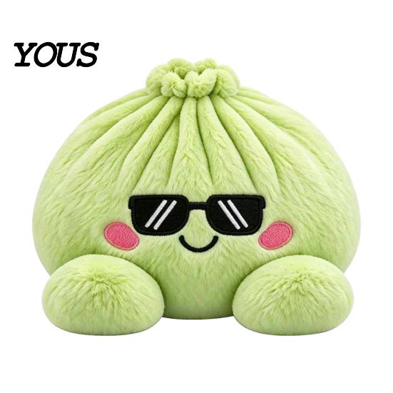 Skin Friendly Soft Pillow Cute Dumpling Plush Toy, Stuffed for Stress Relief And Anxiety Sensory Toy Focus Relief, Kawaii Food Plushie