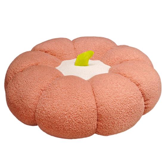 Pumpkin Seat Cushion Decorative Round Pillow Multifunctional Floor Mat Dog