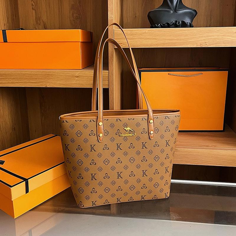 Hochwertige Pendlertasche, bedruckte leichte Luxus-Großraumtasche Damen 2026 neue Herbstmode Umhängetasche