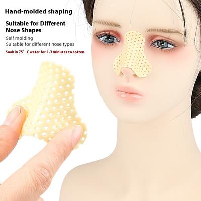 Self-Shaping Nose Splint Low Temperature Thermoplastic Nose Job Adhesive Tape Fracture Splint Provide External Support Fixation