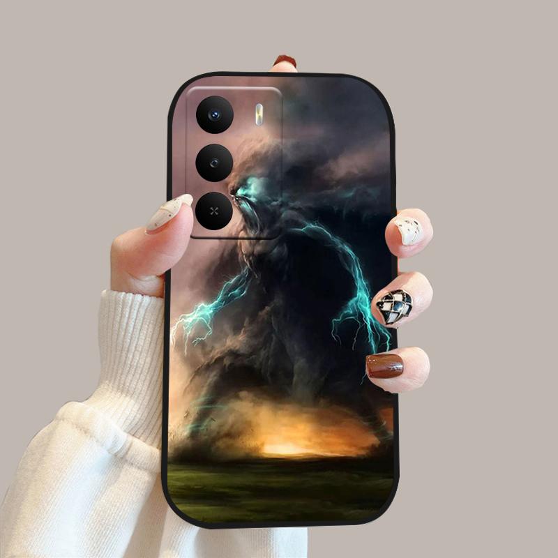 For Realme V60 Pro Case V 60 Pro Silicone Soft TPU Phone Bumper Cover For Realme 14x 5G Fashion Cute Cartoon Protective Fundas