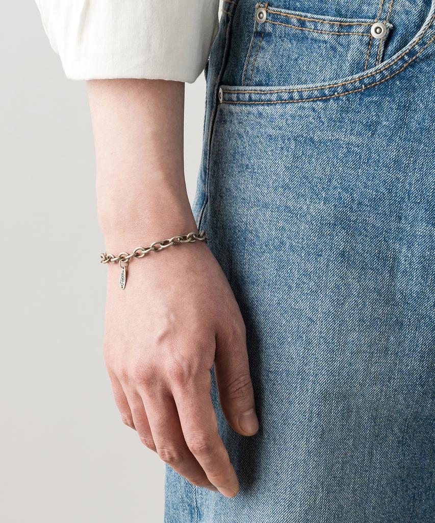 Wild Bricks Bd Link Chain Bracelet (Silver)