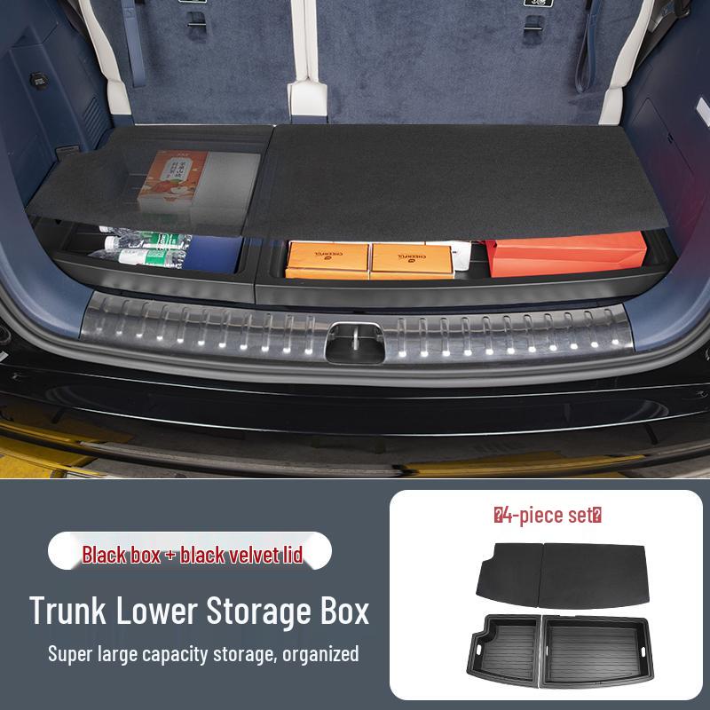 Zeekr 009 Trunk Organizer for 2024-25: Tail Box Storage & Accessories