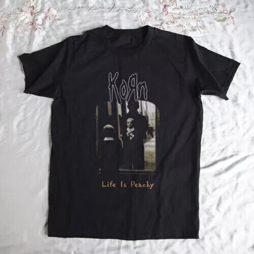 Korn - Life Is Peachy Метал-группа Унисекс Футболка Размер S-5XL Унисекс Футболка XL