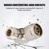 2PCS N Male To N Female Elbow Adapter RF Coaxial Adapter Connector for Radio Antenna