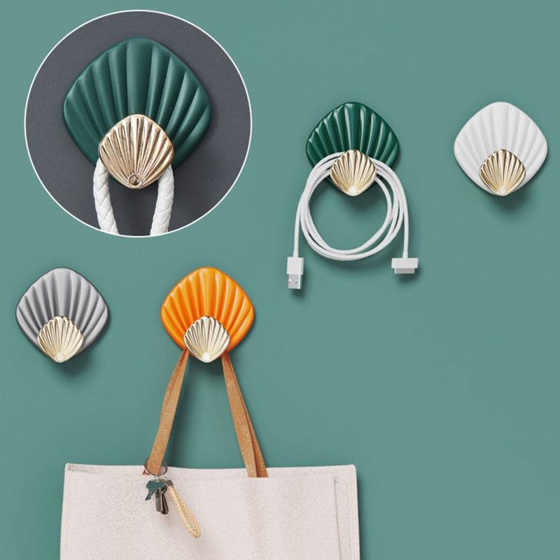 Durable Adhesive Hook Towels Bags Caps Organizer Hook Hanger Nail Drilling Free