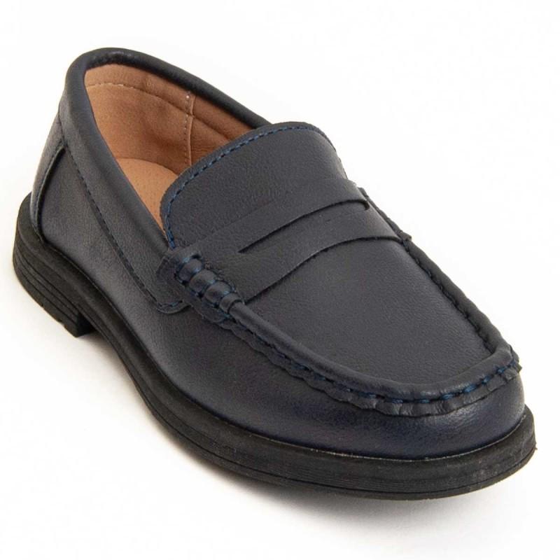 Mocasín Casual Para Niño.  Montevita  Colegialb  96990
