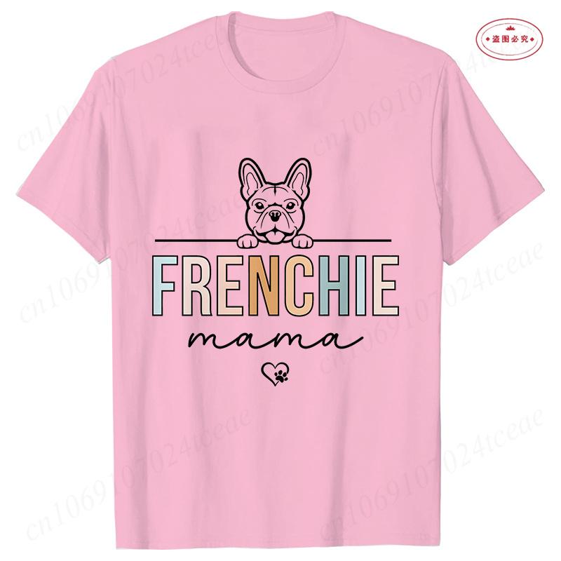 

Frenchie Mom T Shirt for Unisex French Bulldog Dog Graphic Tops Summer Casual Short Sleeve Tees Harajuku Ulzzang Female Clothing S