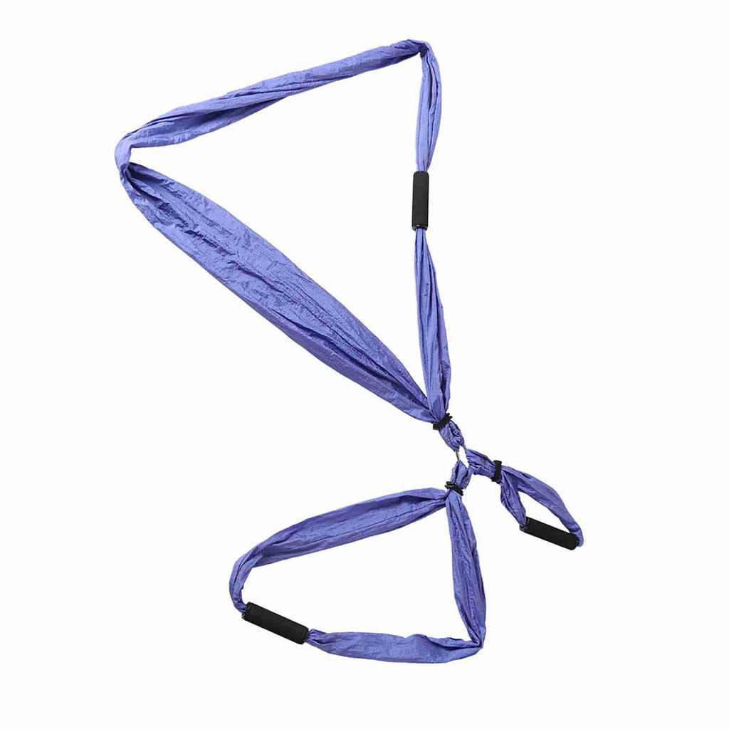 Aerial   Fitness Hanging Grip Inversion Trapeze Swing Sling Hammock(Blue Green)
