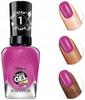 Sally hansen miracle gel żelowy lakier bez lampy uv beet me at the mall 893
