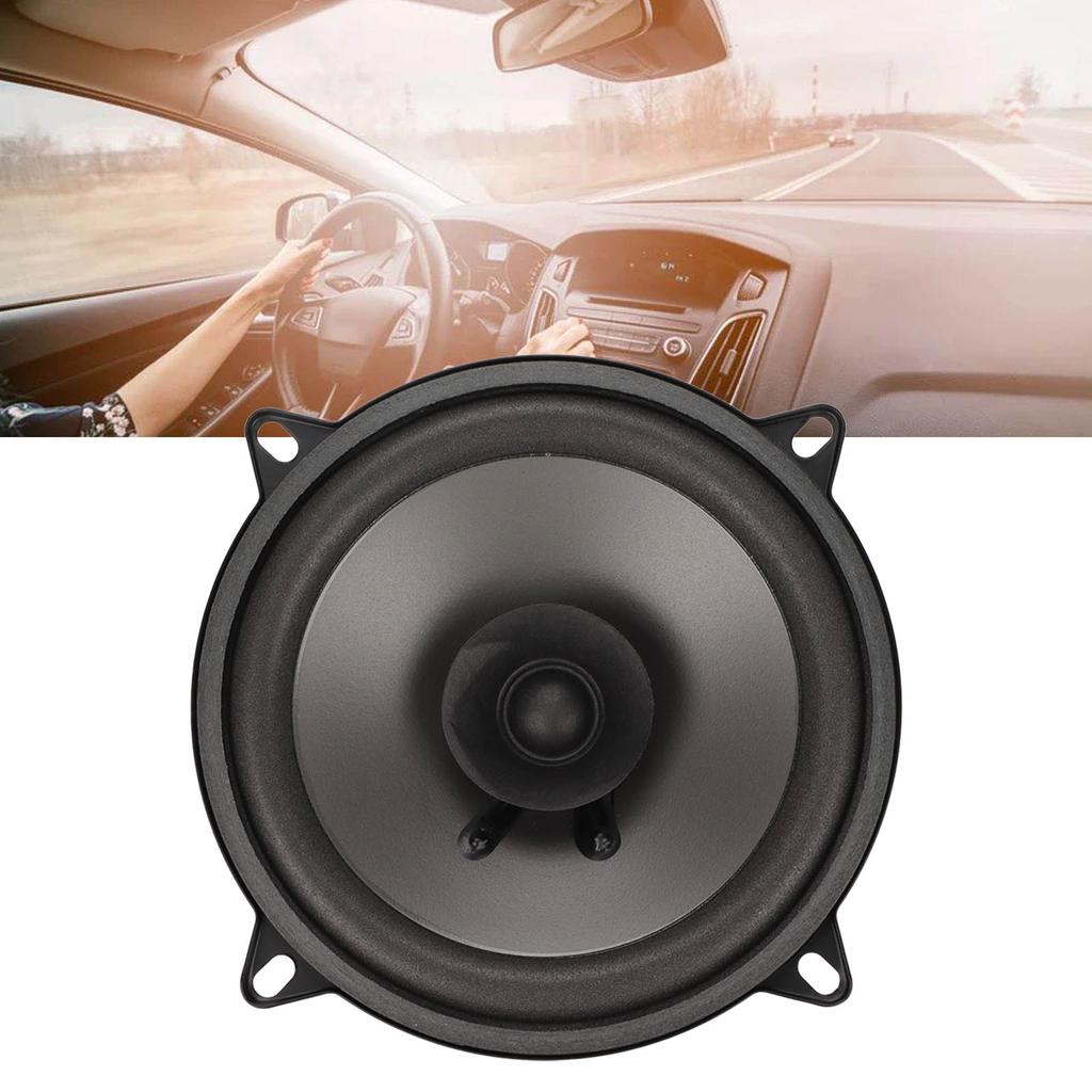 Car Spkers 400W Midrange 5in Coaxial External Magnetic 4 O 93dB 60Hz to 20KHz Black Loudspker for Car Sound System
