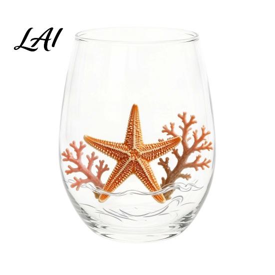 Fall Harvest Party Supplies Halloween Theme Glass Tumbler Ghost Black Cat Skull Pumpkin Hand Painted Cups Cup Spooky Lead-free Glassware for Party