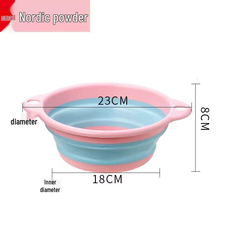 Portable Folding Washbasin for Home, Dorm, and Travel - Large and Small Sizes Available