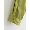Kaslead Fashion Style Silk Satin Texture Long Sleeves Shirt