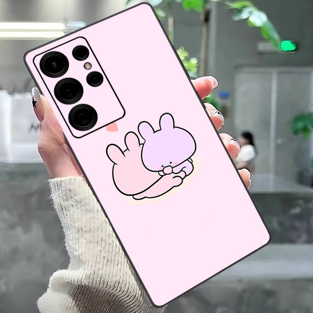 

Cartoon Cute Asamimichaan Phone Case For Samsung S 24 Fe 25 Ultra Plus 20 Lite 21 30 22 23 24 22 Ultra 5G Fundas Samsung S25ULTRA