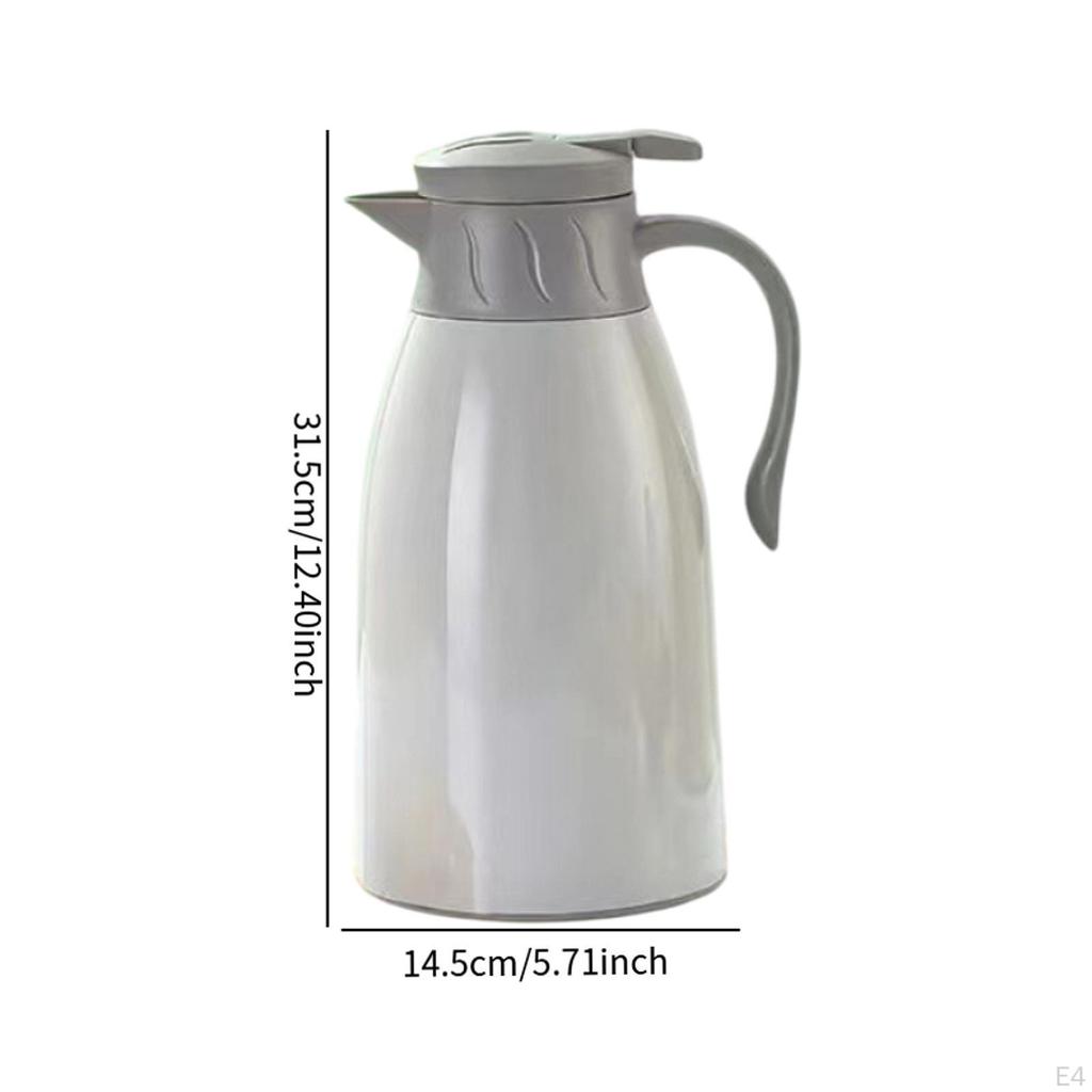 Insulated Water Pitcher for Beverages, Large Volume Container Gatherings
