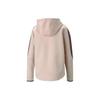 Puma Color Block Brand Logo Printed Hooded Sweatshirt Women Sweatshirt Pink 672294-47