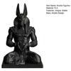 baizihuahu Anubis Figurine, 3D Printed Egyptian God Statue Meditating with Heart Hands, Mythical Desk Decor for Home Office, Collectible Gift