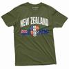 Neuseeland T-Shirt Herren Damen Kiwi Neuseeland Flagge T-Shirt