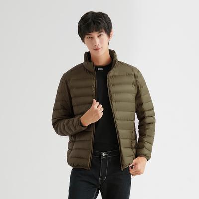 Lightweight Down Cotton Jacket Men's Stand-up Collar Men's Plus Size Winter Jacket