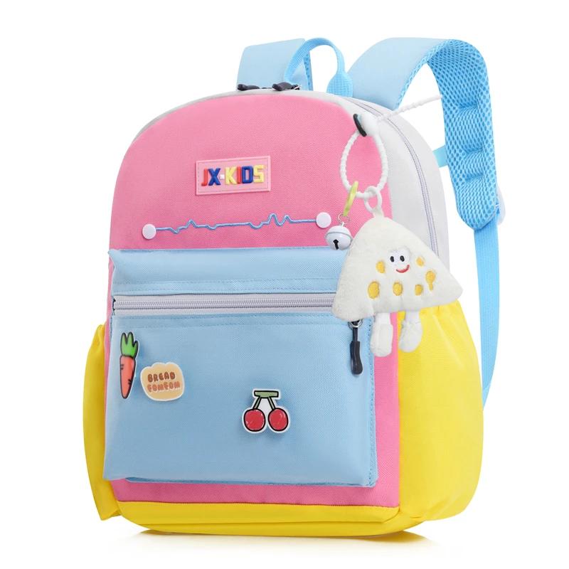 Miękkie plecaki szkolne z zamkiem błyskawicznym z tyłu dla kobiet Wygodne do noszenia Nylonowa torba dziecięca redukująca obciążenie Wysoka jakość Moda