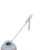 Retro Ethnic Hairpin: Glazed Water Drop Silver Tassel Hanfu Stick