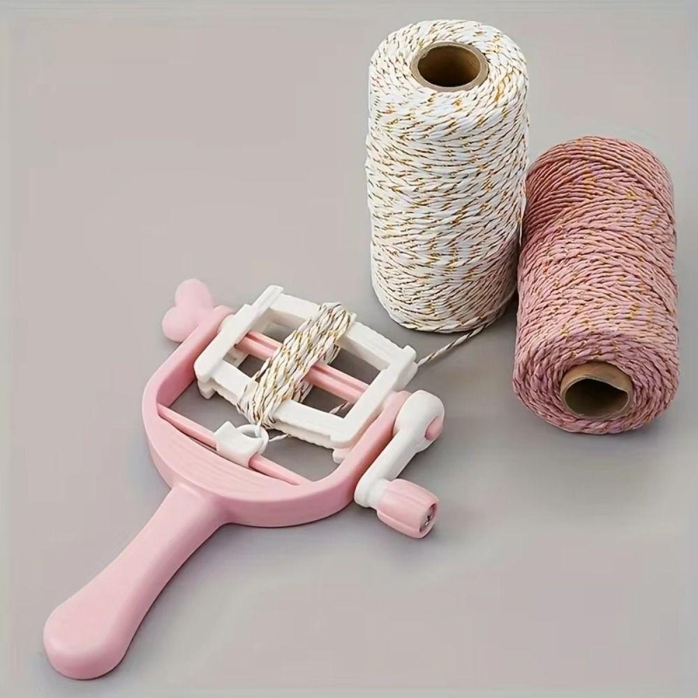Mini Mini Ball Braider Tassel Maker Hand Operated DIY Craft Hand-cranked Pom-pom Maker ABS Yarn Craft Wool Ball Maker
