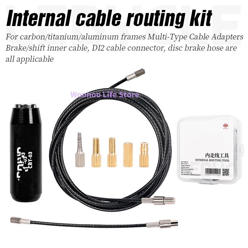 

Road MTB Bicycle Internal Cable Routing Kit Frame Cable Guide Tool Hydraulic Hose Installer Inner Wire Threading Set чорний