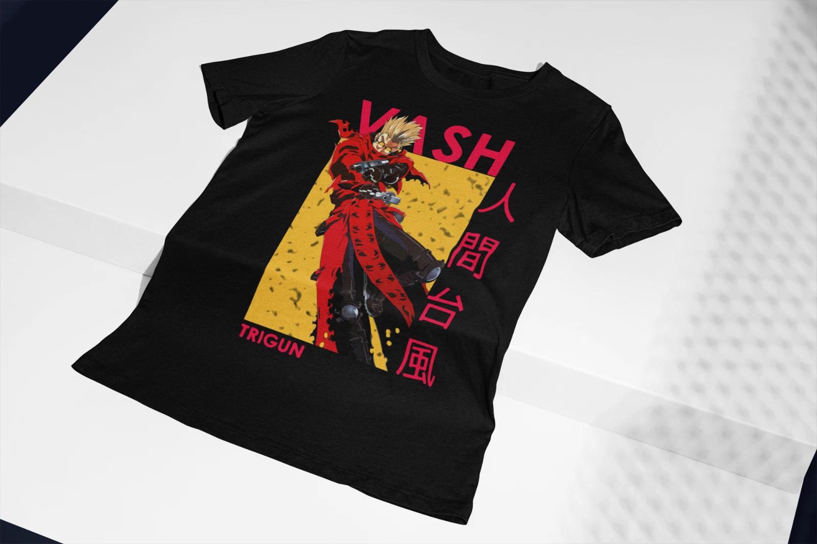 

Trigun,Vash the Stampede Shirt,Saint Wolfwood,Gunsmoke,new 2022 Unisex Shirt L
