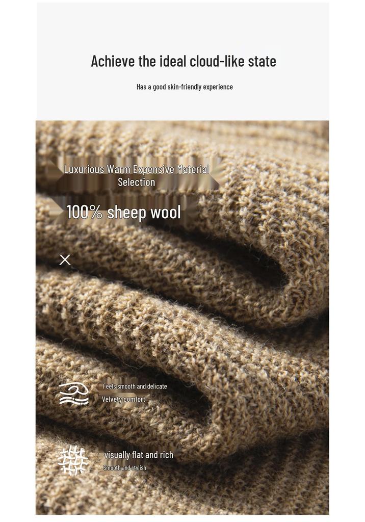 Women's 18-Gauge Pure Wool Yangzi Yarn One-Shoulder Herringbone Knit Top, Perfect for Spring and Autumn, Elegant and Versatile.