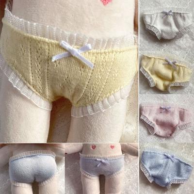 Multistyles Doll Underwear Cotton Doll Panties  for 1/11 Ob11 Dolls for 1/12bjd Doll