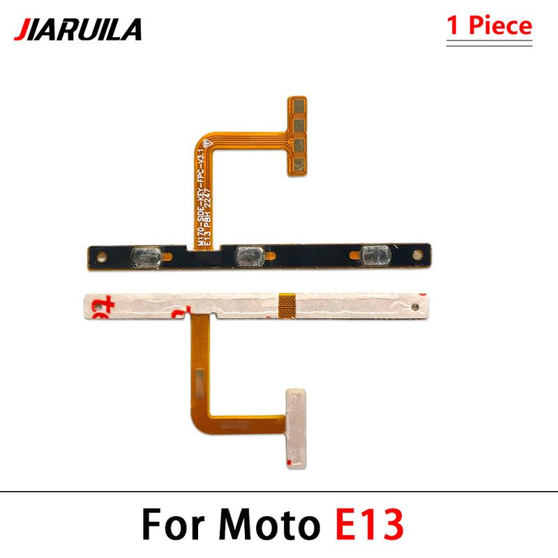 Power On Off Volume Button Key Flex Cable For Motorola Moto E20 E30 E40 E13 E14 E15 E22 E22i E23 E32 E32s