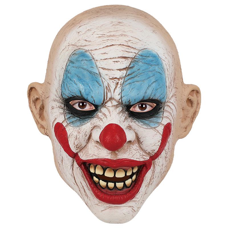 2024 Latex Clown Mask Halloween Costume Prop