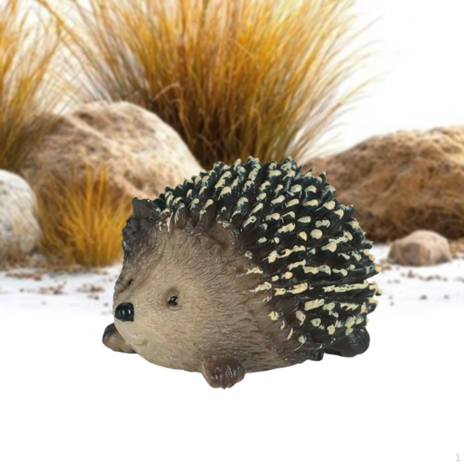 Realistic Animal Figurines Educational Figure Wildlife Collection for Small Hedgehog